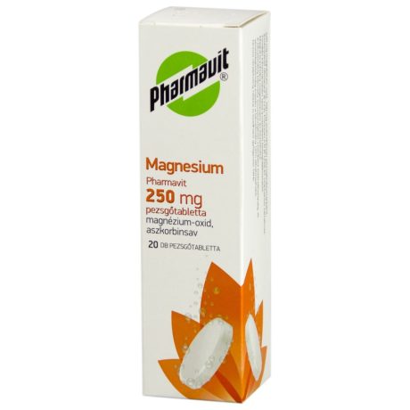 MAGNESIUM PHARMAVIT 250 mg pezsgőtabletta 20 db