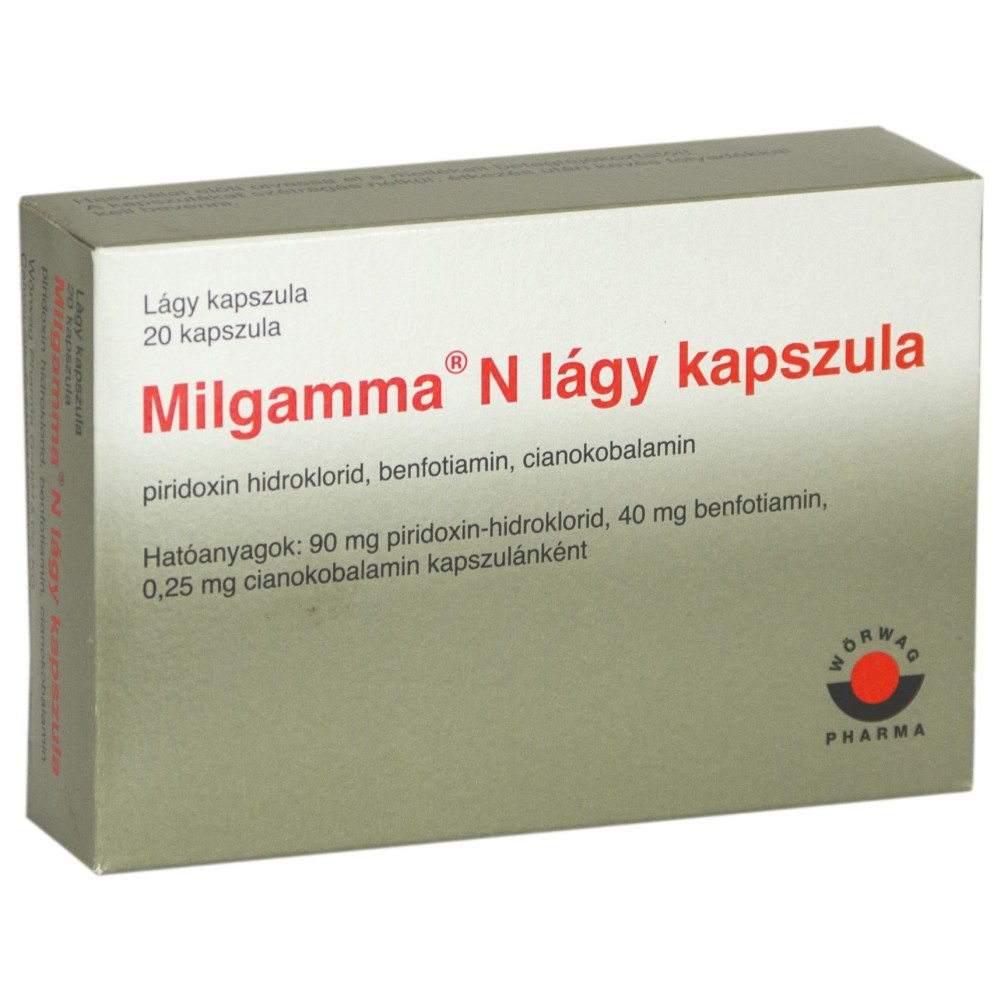 Milgamma N lágy kapszula (20x) - B-vitaminok