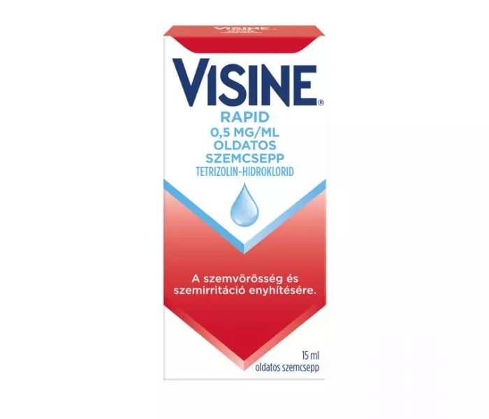 VISINE CLASSIC 0,5 MG/ML OLDATOS SZEMCSEPP IRRITÁLT SZEM KEZELÉSÉRE 15 ML