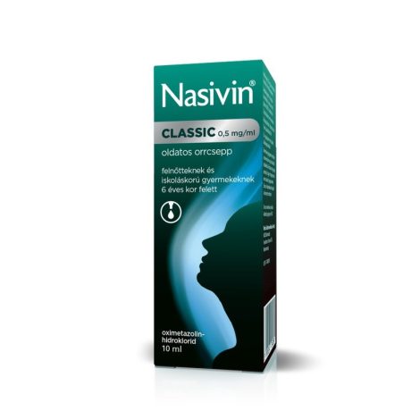 NASIVIN CLASSIC 0,5 mg/ml oldatos orrcsepp 10 ml