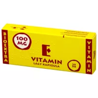 BIOEXTRA VITAMIN E 100 mg lágy kapszula 20 db