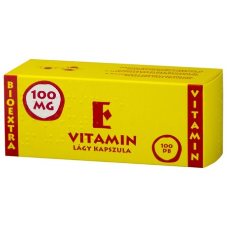 BIOEXTRA VITAMIN E 100 mg lágy kapszula 100 db