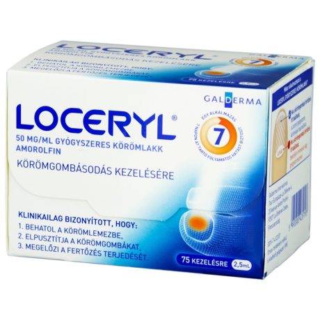 LOCERYL 50 mg/ml gyógyszeres körömlakk 1 db