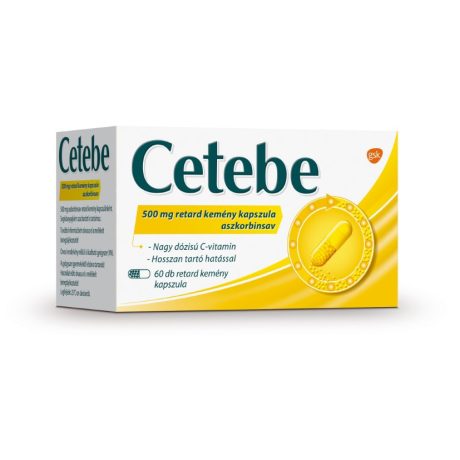 CETEBE 500 mg retard kemény kapszula 60 db