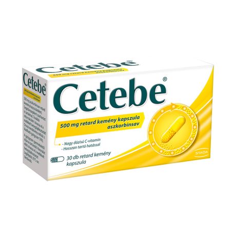CETEBE 500 mg retard kemény kapszula 30 db