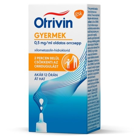 OTRIVIN 0,5 mg/ml oldatos orrcsepp gyermekeknek 10 ml