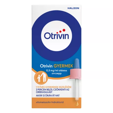 OTRIVIN 0,5 mg/ml oldatos orrcsepp gyermekeknek 10 ml
