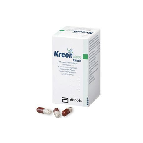 KREON 10.000 egység gyomornedv-ellenálló kemény kapszula 50 db