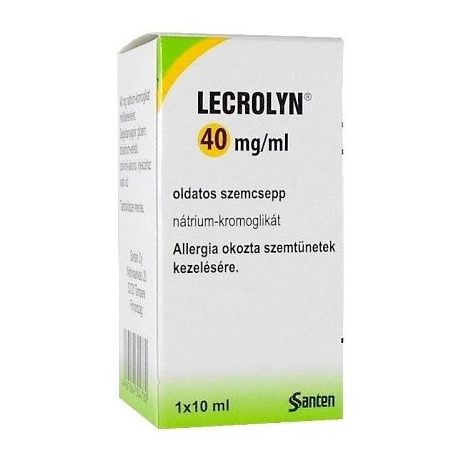 LECROLYN 40MG/ML ldatos szemcsepp 10 ML