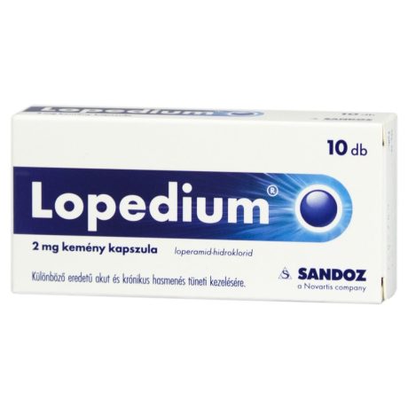 LOPEDIUM 2 mg kemény kapszula 10 db