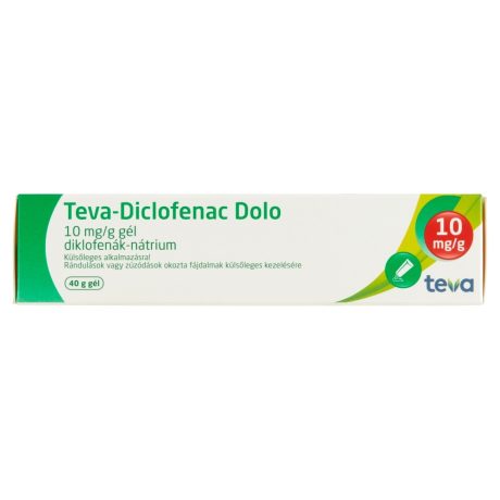 TEVA-DICLOFENAC DOLO 10 mg/g gél 40 g