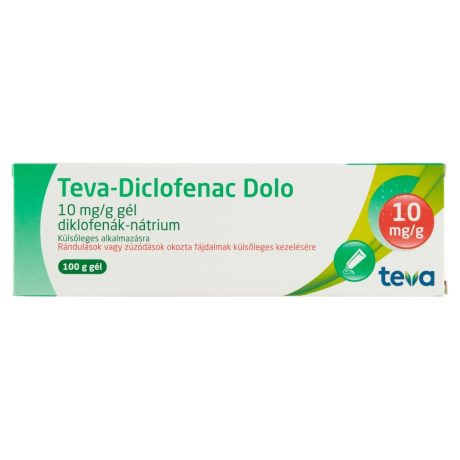 TEVA-DICLOFENAC DOLO 10 mg/g gél 100 g