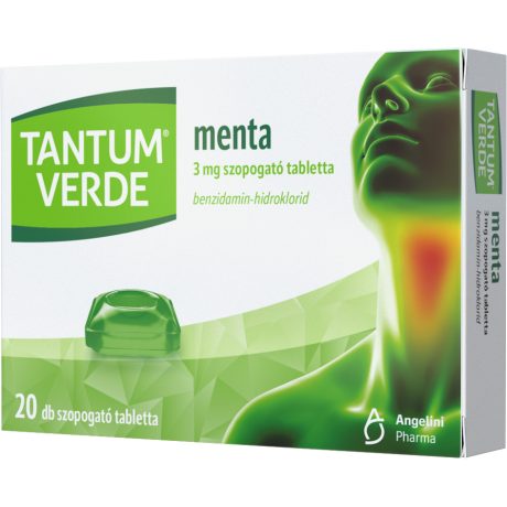 TANTUM VERDE MENTA 3 mg szopogató tabletta 20 db