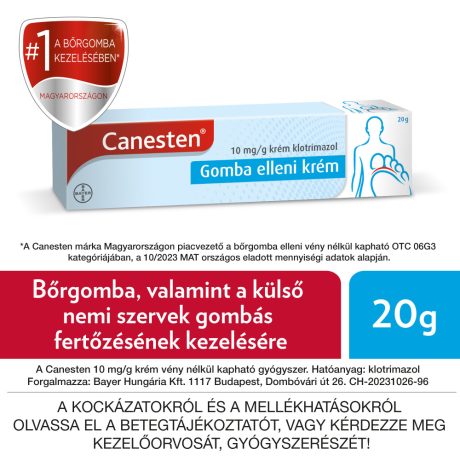 CANESTEN 10 mg/g krém 20 g