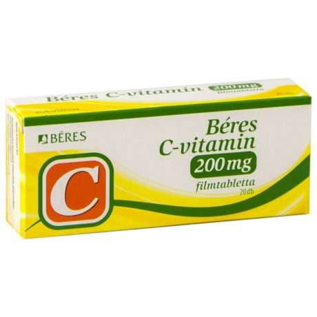 BÉRES C-VITAMIN 200 mg filmtabletta 20 db