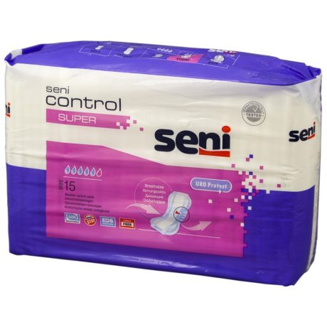 SENI CONTROL SUPER 910 ml inkontinencia betét 15 db/csomag 1 db