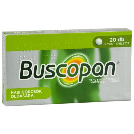BUSCOPAN 10 mg bevont tabletta 20 db