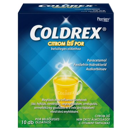 COLDREX citrom ízű por belsőleges oldathoz 10 db