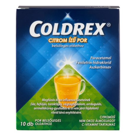 COLDREX citrom ízű por belsőleges oldathoz 10 db