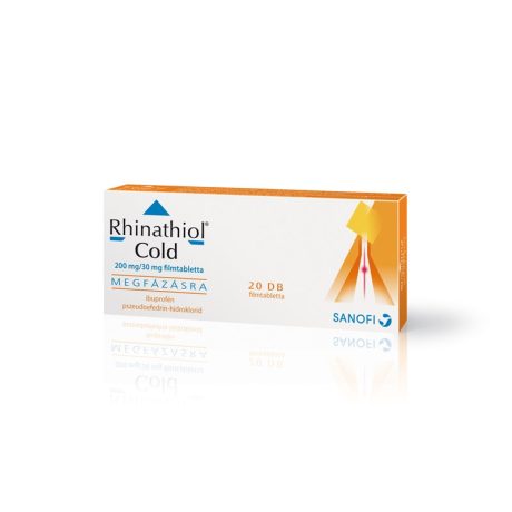 RHINATHIOL COLD 200 mg/30 mg filmtabletta 20 db