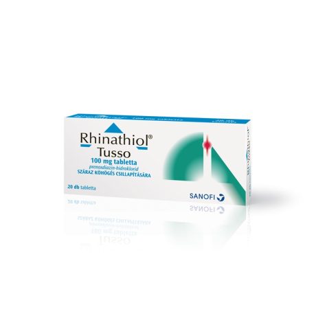 RHINATHIOL TUSSO 100 mg tabletta 20 db
