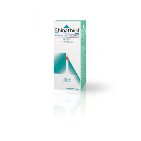 RHINATHIOL 1,33 mg/ml köhögéscsillapító szirup felnőtteknek 200 ml