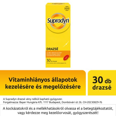SUPRADYN drazsé 30 db