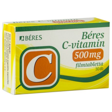BÉRES C-VITAMIN 500 mg filmtabletta 30 db