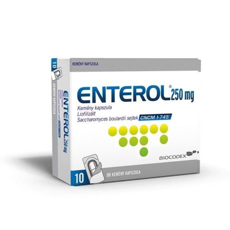 ENTEROL 250 mg kemény kapszula 10 db