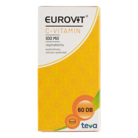 EUROVIT C-VITAMIN 100 mg rágótabletta 60 db