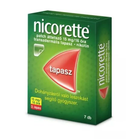 NICORETTE patch áttetsző 15 mg/16 óra transzdermális tapasz 7 db 2. lépés