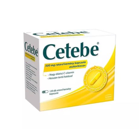 CETEBE 500 mg retard kemény kapszula 120 db