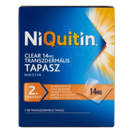 NIQUITIN CLEAR 14 mg transzdermális tapasz 7 db