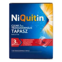 NIQUITIN CLEAR 7 mg transzdermális tapasz 7 db