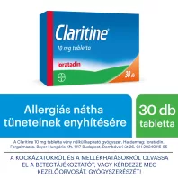 CLARITINE 10 mg tabletta 30 db