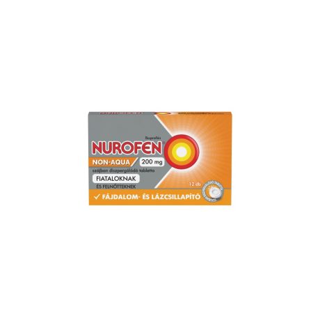 NUROFEN NON-AQUA 200 mg szájban diszpergálódó tabletta 12 db