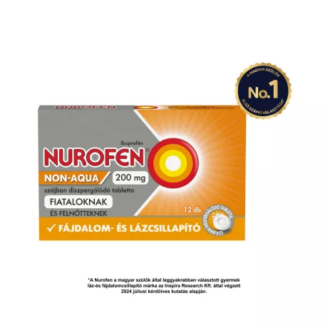 NUROFEN NON-AQUA 200 mg szájban diszpergálódó tabletta 12 db