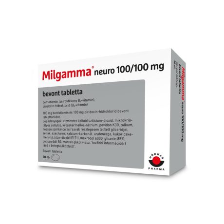 MILGAMMA NEURO 100/100 mg bevont tabletta 30 db