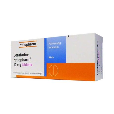 LORATADIN-RATIOPHARM 10 mg tabletta 30 db