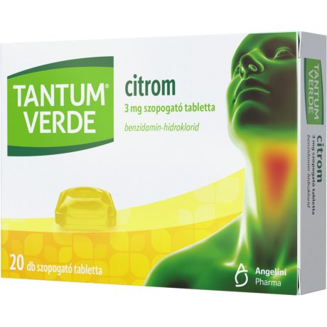 TANTUM VERDE CITROM 3 mg szopogató tabletta 20 db