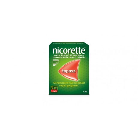 NICORETTE patch áttetsző 25 mg/16 óra transzdermális tapasz 7 db 1. lépés