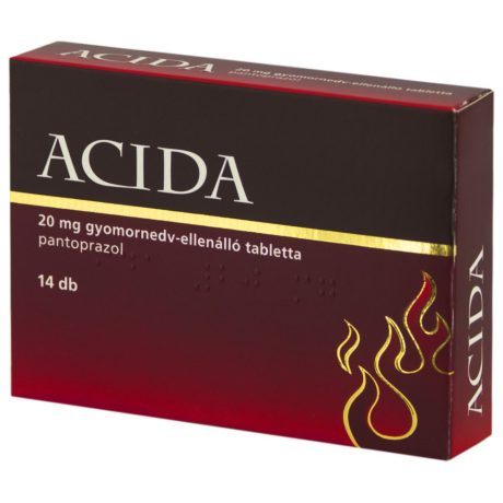 ACIDA 20 mg gyomornedv-ellenálló tabletta 14 db