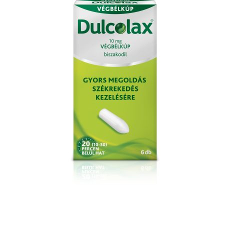DULCOLAX 10 mg végbélkúp 6 db