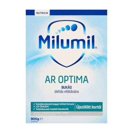 MILUMIL AR OPTIMA tápszer 900 g