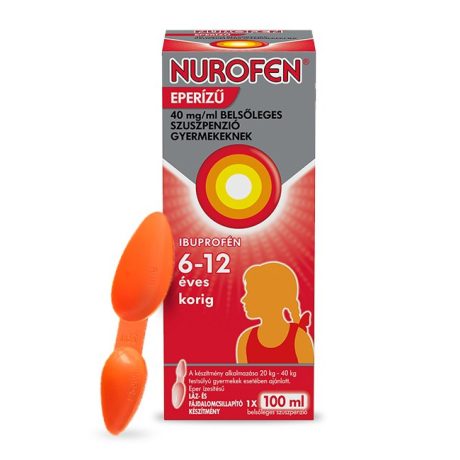 NUROFEN eperízű 40 mg/ml belsőleges szuszpenzió gyermekeknek 100 ml