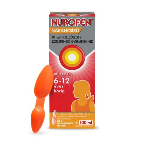NUROFEN narancsízű 40 mg/ml belsőleges szuszpenzió gyermekeknek 100 ml
