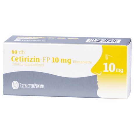 CETIRIZIN-EP 10 mg filmtabletta 60 db