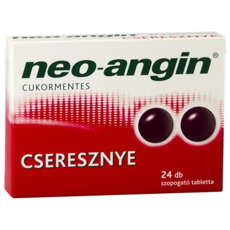 NEO-ANGIN cseresznye szopogató tabletta 24 db