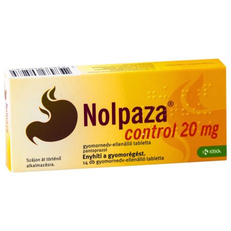 NOLPAZA CONTROL 20 mg gyomornedv-ellenálló tabletta 14 db