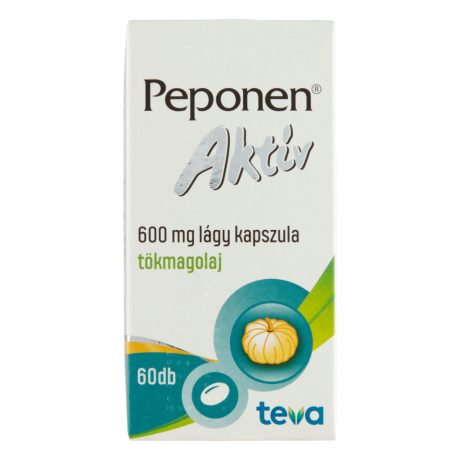 PEPONEN AKTÍV 600 mg lágy kapszula 60 db